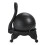 Gaiam Classic Stoelbal - Extra 52cm Balansbal Houtskool 3