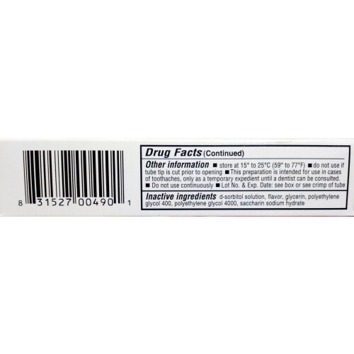 Gel analg   sico oral Iodent 0.42 oz 2