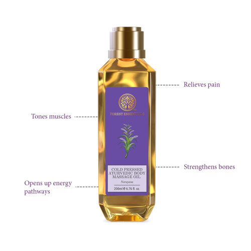 Olio per massaggio corpo ayurvedico Narayana Forest Essentials 200 ml 2