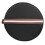 Master Massage 9 """" Full Round Bolster - Black 1Count 4