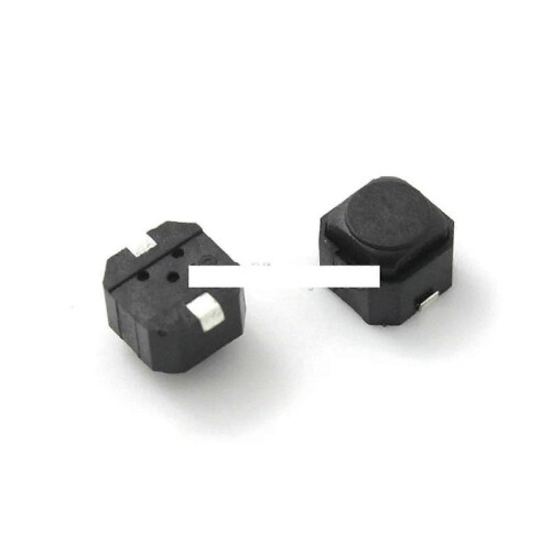 100Pcs Silent Tact Switch 6 6 5mm 6x6x5mm SMD Silicone Button Switch Touch Switch Height 5mm Ref: 8738