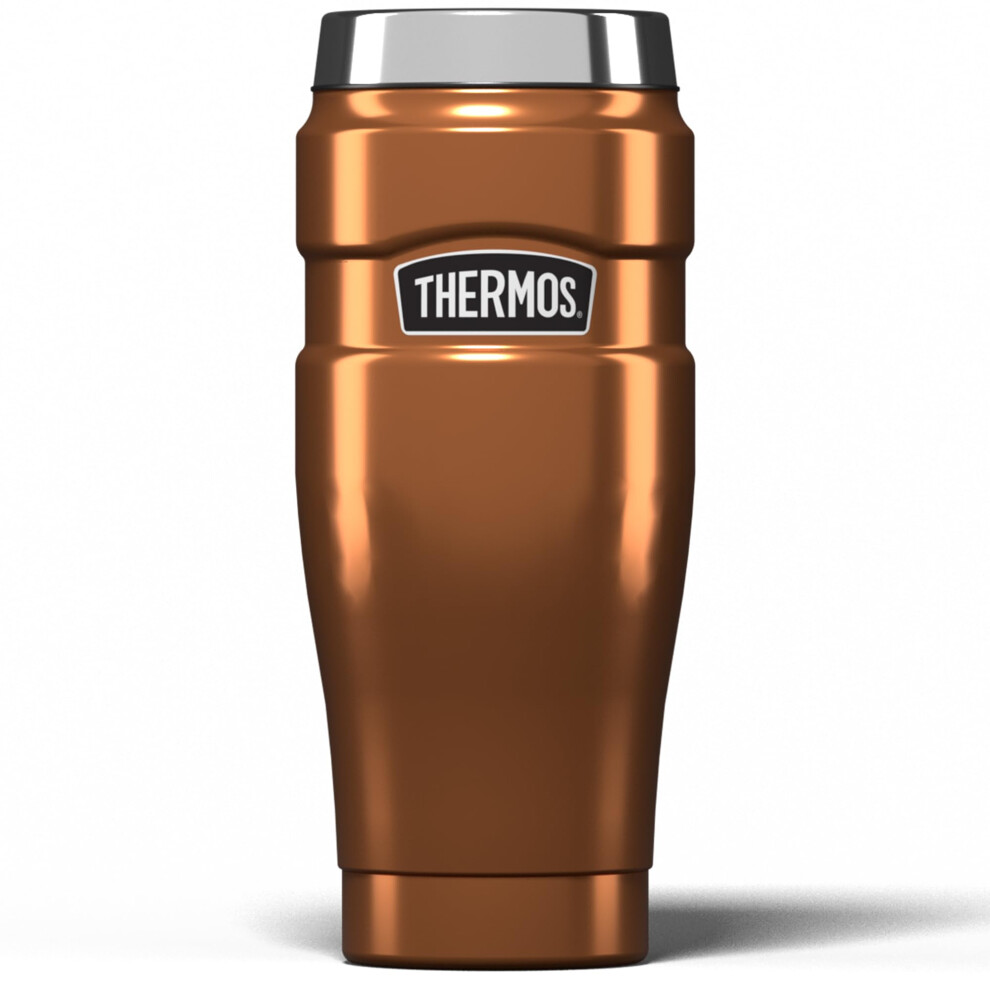 New Thermos Stainless King Travel Tumbler & Multi- Purpose Flask- 470Ml Insulated Hot & Cold Water Bottle For Daily Commute & Weekend Adventures - Sleek 170271