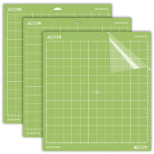 AOOIIN StandardGrip Cutting Mat for Cricut Explore One/Air/Air 2/Maker Adhesive Non-Slip Cut Mats Replacement Accessories for Cricut?(12 x 12 inch,
