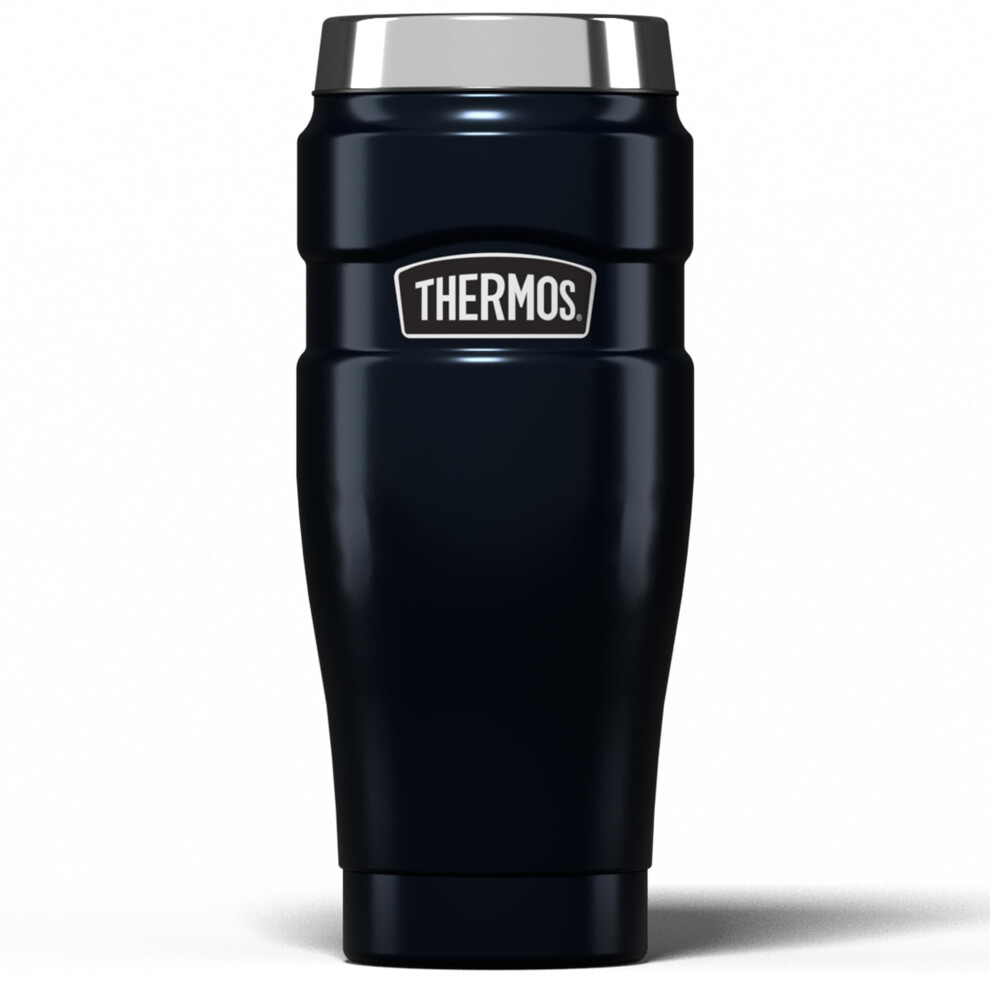 Thermos Stainless King Travel Tumbler & Multi- Purpose Flask- 470Ml Insulated Hot & Cold Water Bottle For Daily Commute & Weekend Adventures - Sleek