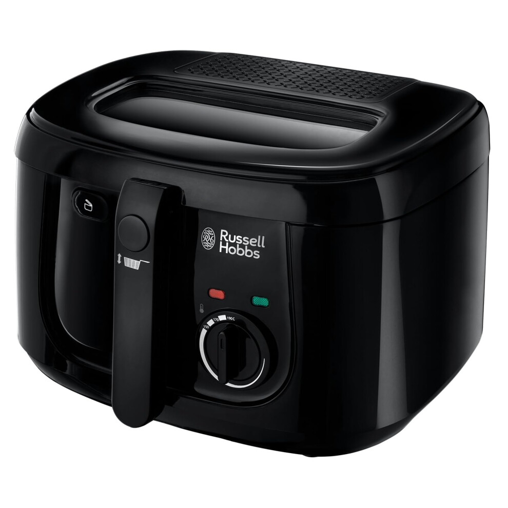 Photos - Deep Fryer Russell Hobbs Electric Deep Fat Fryer, 2.5L capacity/can cook 1kg food, Carbon odour filter, Large observation window, Non-s 