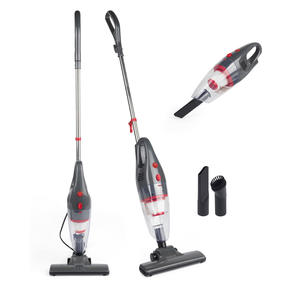 Beldray Bel0770n-Gry 2-In-1 Upright Stick Vacuum Cleaner ? Corded Handheld Vac For Pet Hair, Lightweight Car Vacuum, Stairs/Upholstery, Bagless 1L
