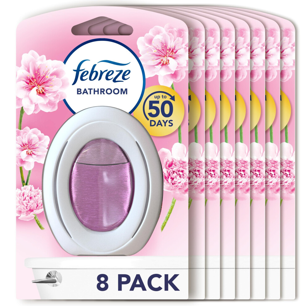New Febreze Bathroom Air Freshener, Odour Fighter, Blossom & Breeze, Air Fresheners, 8 Items Light 8.00E+12