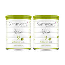 Nannycare,White Follow On ? Stage 2 (6-12 Months) Follow On Made from Full Cream. Nutritionally Tailored Nanny Care with Vitamin D - 900g (Pack of 2)