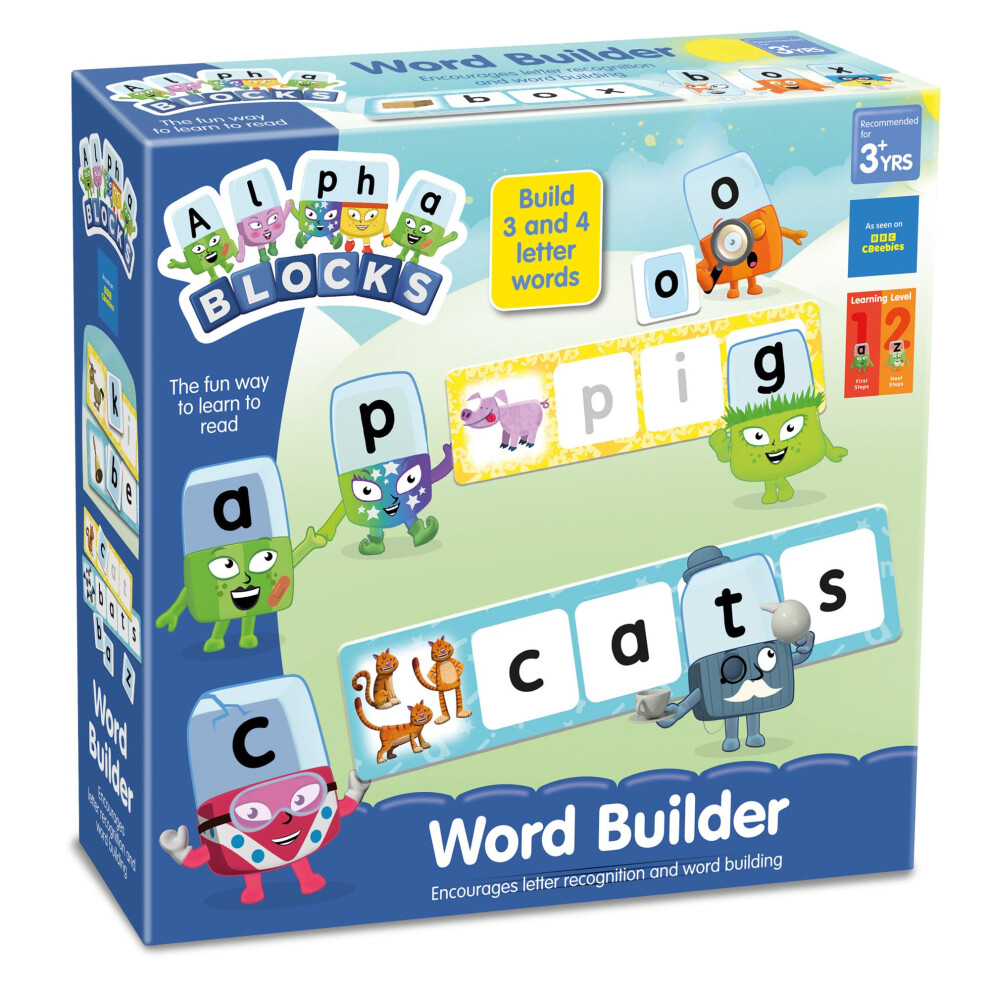 Alphablocks ? Word Builder Learning Game - Match Letter and Picture Cards to Help Master Word Building - Perfect for Interactive Learning & Child-image-OPC-PHQHN5K-NEW