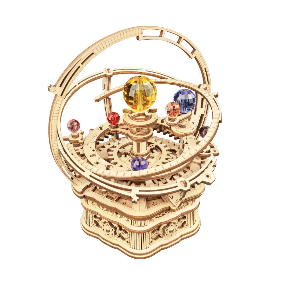 ROKR 3D Wooden Model Kits for Adult Starry Night Music Box Mechanical Model Assembly Wooden Puzzle Birthday Gifts for Teens and Adults-image-OPC-PHQHNHG-NEW