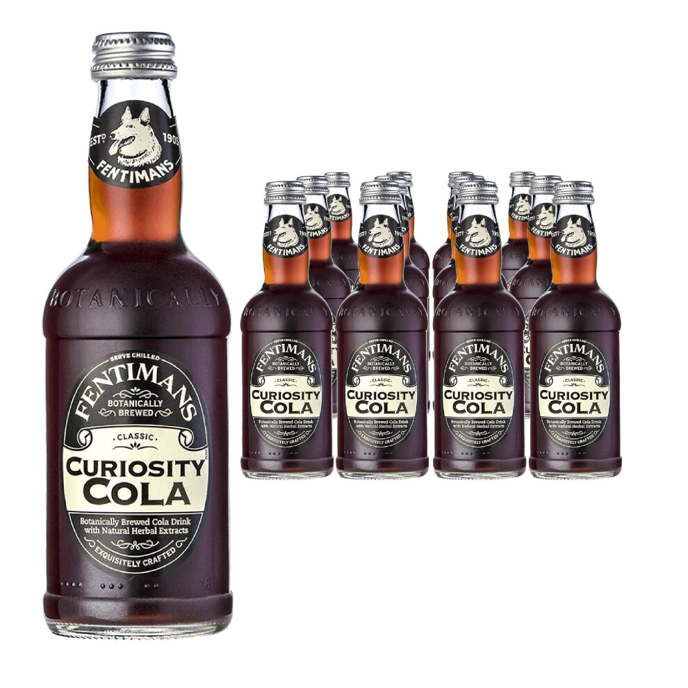Fentimans Curiosity Cola - Botanically Brewed Cola - Exquisitely Crafted & Refreshing Soft Drinks - Gluten-Free And Vegan Friendly Soft Drinks - 12 X