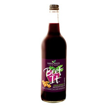 Beet It Organic Beetroot Juice with Ginger 750ml Bottles - Vegan - Picked and Pressed - No Added Sugar (Pack of 6)