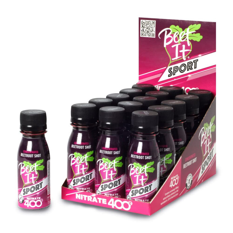 Beet It Sport Nitrate 400 - High Nitrate Shots - Concentrated Beetroot Juice (15 X 70Ml) Boost Nitric Oxide And Athletic Endurance Performance