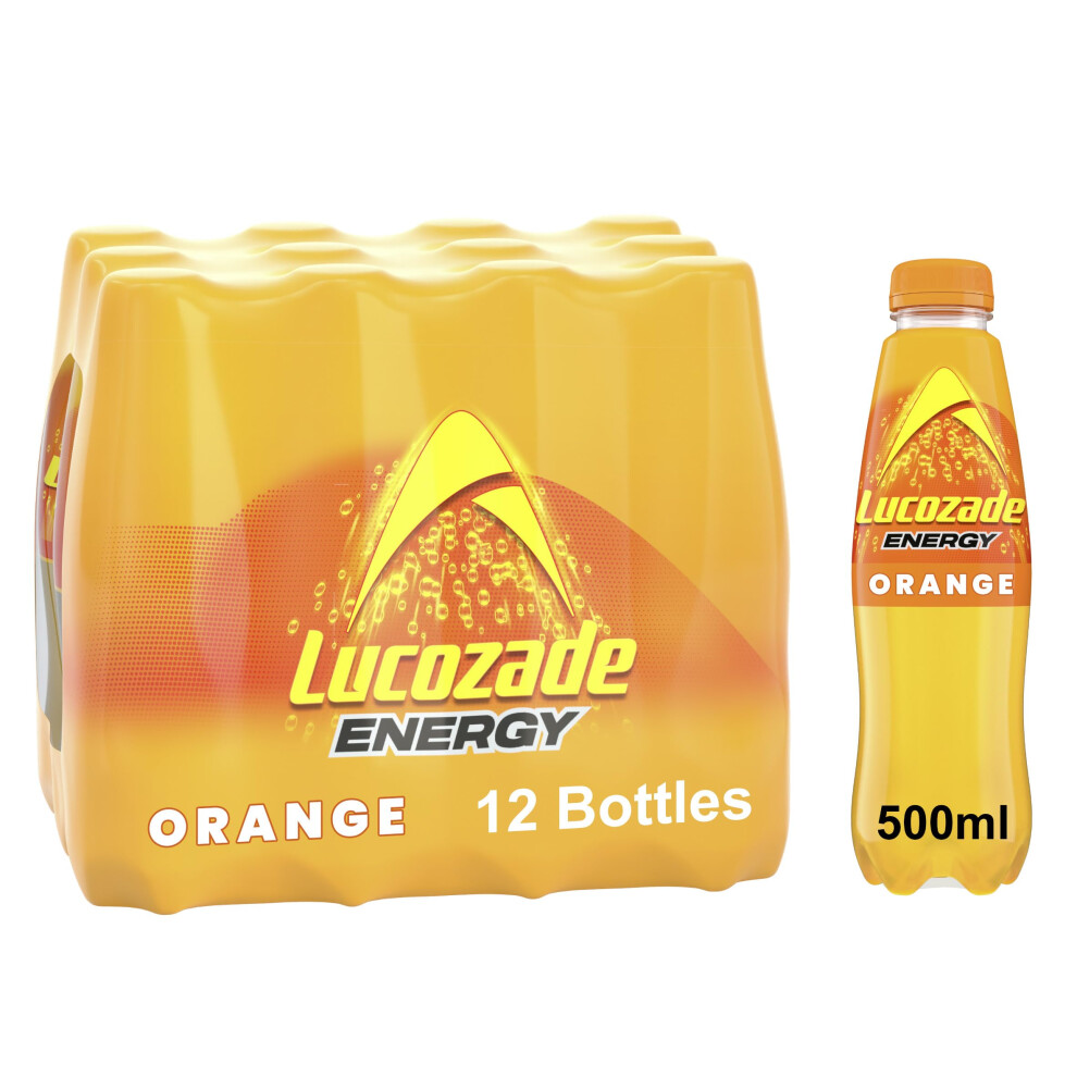 Lucozade Energy Orange 500Ml (Pack Of 12)