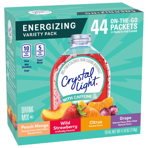 Crystal Light Energizing Variety Pack, 44 ct On-the-Go Packets 2