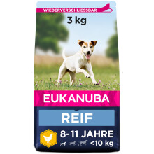 Eukanuba Complete Dry Dog Food for Mature Senior Small Breeds with Fresh Chicken 3 kg