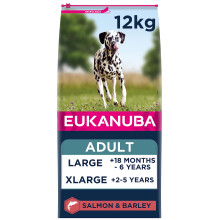 Eukanuba Complete Dry Dog Food for Adult Large and Giant Breeds with Salmon and Barley 12 kg