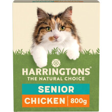 Harringtons Complete Senior Dry Cat Food Chicken 800g (Pack of 5) - Tasty Natural Goodness