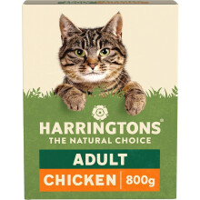 Harringtons Complete Dry Adult Cat Food Chicken 800g (Pack of 5) - Tasty Natural Goodness
