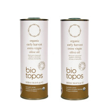 Biotopos, Early Harvest Organic Extra Virgin Olive Oil, Bio-Phenols -Peppery taste, Cold Pressed, Monovarietal Koroneiki, Single Source, Kalamata