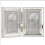 Lawrence Frames Bead Border Design  2.5x3.5 Double  Silver 4