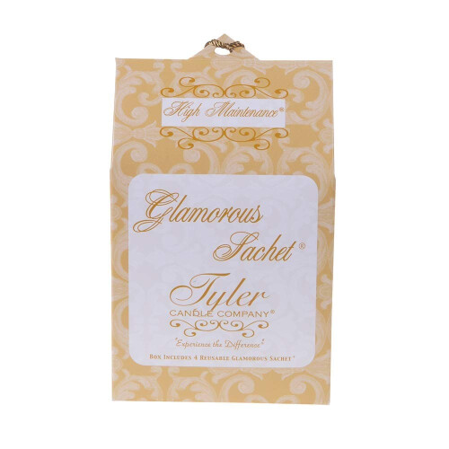 Tyler Candle Glamorous Diva & High Maintenance Sachets Bundle (4 Herbruikbare Sachets) 2