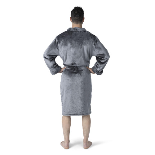 Northwest NFL Washington Commanders Silk Touch Bath Robe Large/X-Large Rollout Charcoal 2