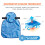 Ergodyne Hard Hat Neck Shade Evaporative Cooling Blue Medium 3
