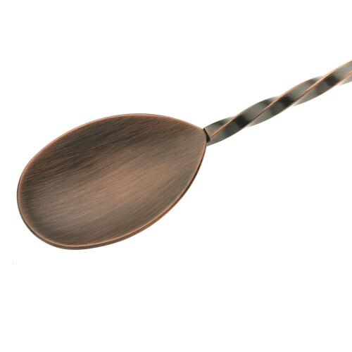 Colher Barfly com extremidade Muddler 15 3/4"""" (40,0 cm) Cobre Antigo 1