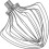 KitchenAid KitchenAid 11-σύρμα για 5, 5.5 και 6 Quart Bowl-Lift Μίξερ, Ασημί 3