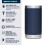 YETI Rambler Jr. 12 oz Kinderflasche mit Strohkappe, Marine 3