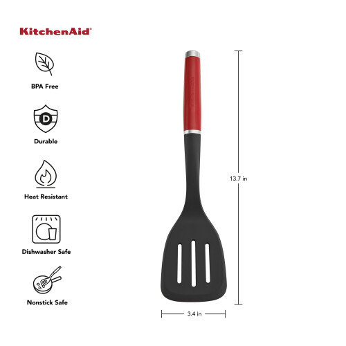 KitchenAid KitchenAid - KE002OHERA Spatule ajour   e classique KitchenAid taille unique rouge 2 2