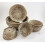 CalCastle Round Gift Baskets Woven Bread Roll Baskets Food Serving Baskets Natural Coco Midrib Material (8"""" - 2PCS) 2