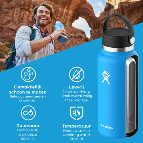 Hydro Flask Hydro Flask Wide Flex Cap White 40 Oz 2