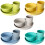 Youngever Bamboo Plastic Kids Coderware Set (15st Bowls Plates Cups) 4