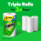 Bounty papirhåndklæder Select-a-Size White 8 Triple Rolls = 24 Regular Rolls 4