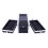 Crossrock Stackable 4U Rack Case  Shallow 14.25  Depth  Polyethylene Hard-shell Construction with Heavy Duty Hardware-Black(CRA9604US) 4