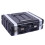 Crossrock Stackable 3U Rack Case  Standard 19.25  Depth  Polyethylene Hard-shell Construction with Heavy Duty Hardware-Black(CRA9603U) 4