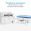 HP HP 112000 m/fins de papel 20lb 8-1/2 polegadas x11 polegadas GE 96 112 ISO 500/RM N   s n   s 4