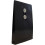 JAM PAPER Plastic Envelopes with Button & String Tie Closure - 6 1/4 x 9 1/4 - Black - 12/Pack 4
