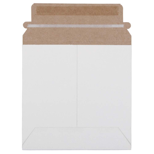 JAM Paper Recycled Photo Mailer Envelopes - 6"""" x 6"""" - White - 6/pack 2