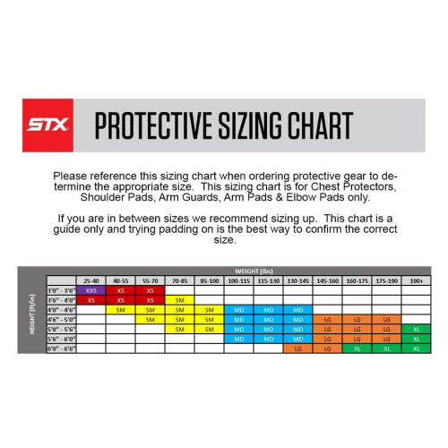 STX Stallion 75 Lacrosse Schulterpolster Schwarz/Grau Medium 2