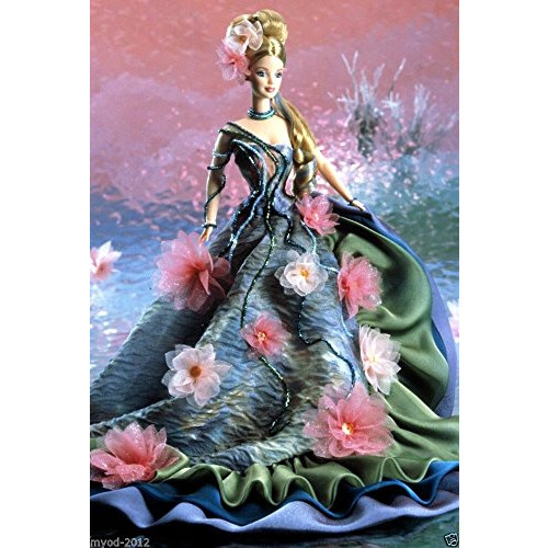 Mattel Poup   e Barbie Mattel Water Lily Claude Monet    dition Limit   e (1997) 2