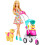 Barbie Σετ Barbie Stroll n Play Pups με Κούκλα Barbie, 2 Κουτάβια και Καρότσι Ζώων 3