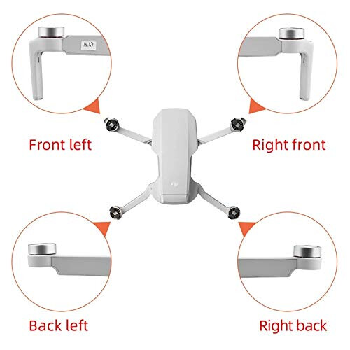 Original armmotorersttning fr DJI Mavic Mini 2 Drone (hgerfront) 2