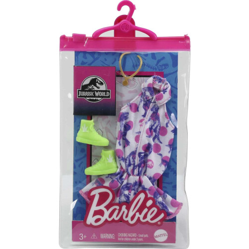 Barbie Ρούχα Κούκλας Barbie Εμπνευσμένα από Jurassic World: Dominion, Συμπλήρωμα, 2 Αξεσουάρ 2