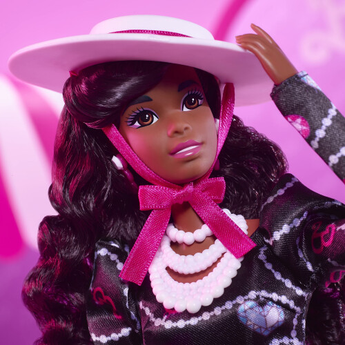 Barbie Κούκλα Barbie Rewind 80s Edition, Κομψό Στυλ, Φόρεμα & Αξεσουάρ, με Σκούρα Καφέ Σγουρά Μαλλιά 2
