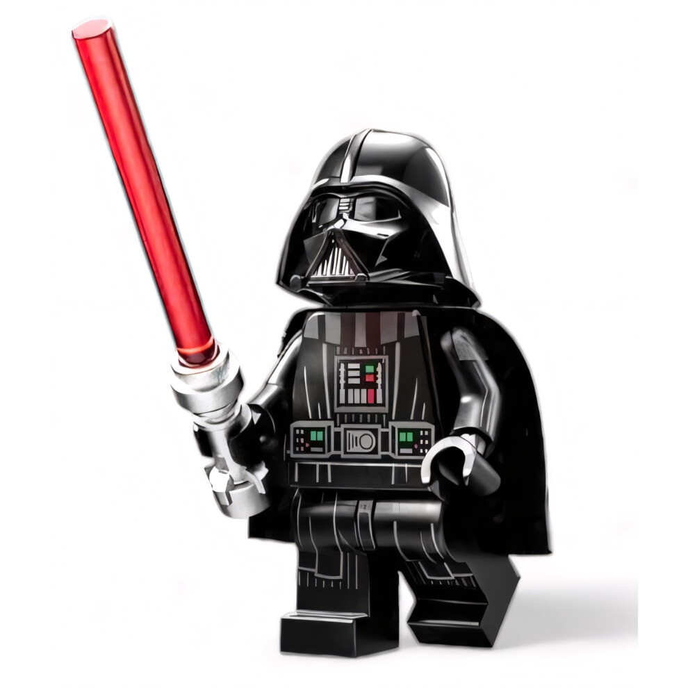 Lego Star Wars: Darth Vader Minifigure With Lightsaber And Extra Cape Black