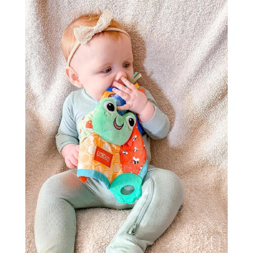 Nuby Nuby Bijtringdeken Kikker, 1 Stuk 2