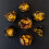 BESCON Dragon's Eye Sharp Edged Polyhedral Dobbelstenen Set van 7 4